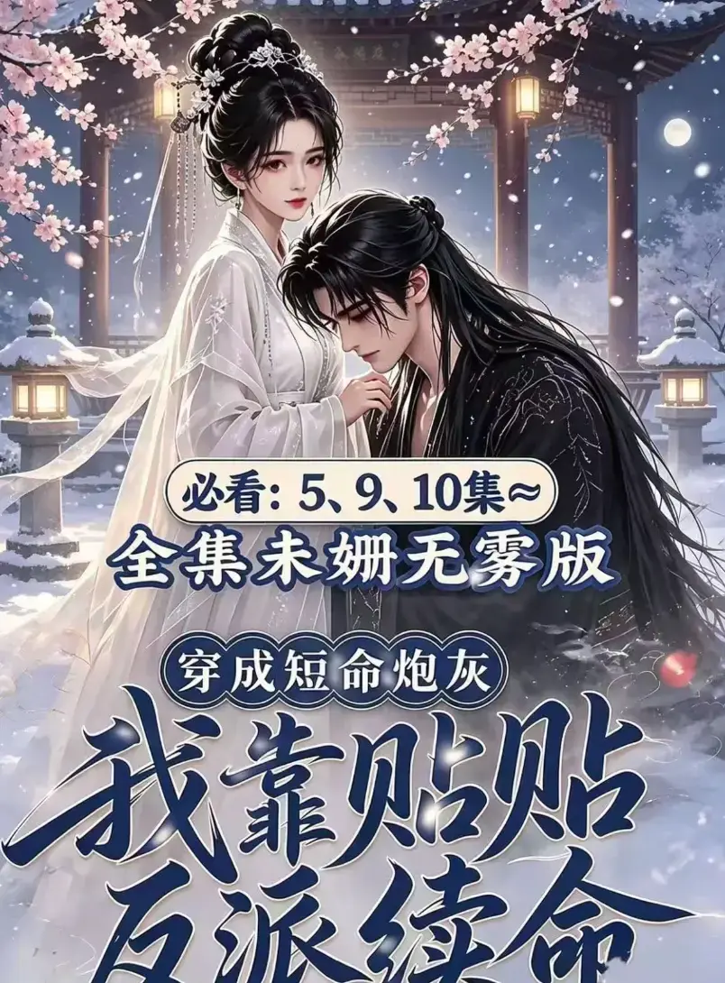 穿书超甜爽剧《穿成短命炮灰我靠贴贴反派续命》未删减高清全集完整版-AI漫剧免费在线观看无广告网盘播放